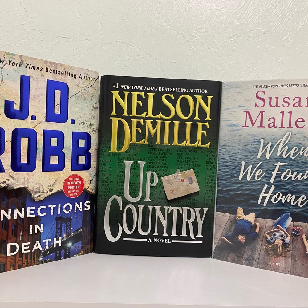 J.D. Robb, Nelson DeMille, Susan Mallery Book Set